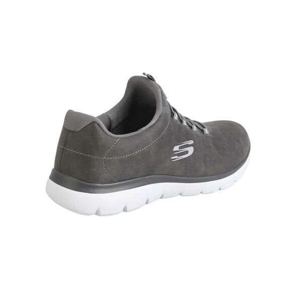 Skechers Womens/Ladies Summits Itz Bazik Sneakers / Charcoal